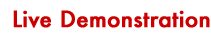 Live Demonstration