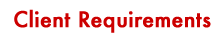 Client Requirements 